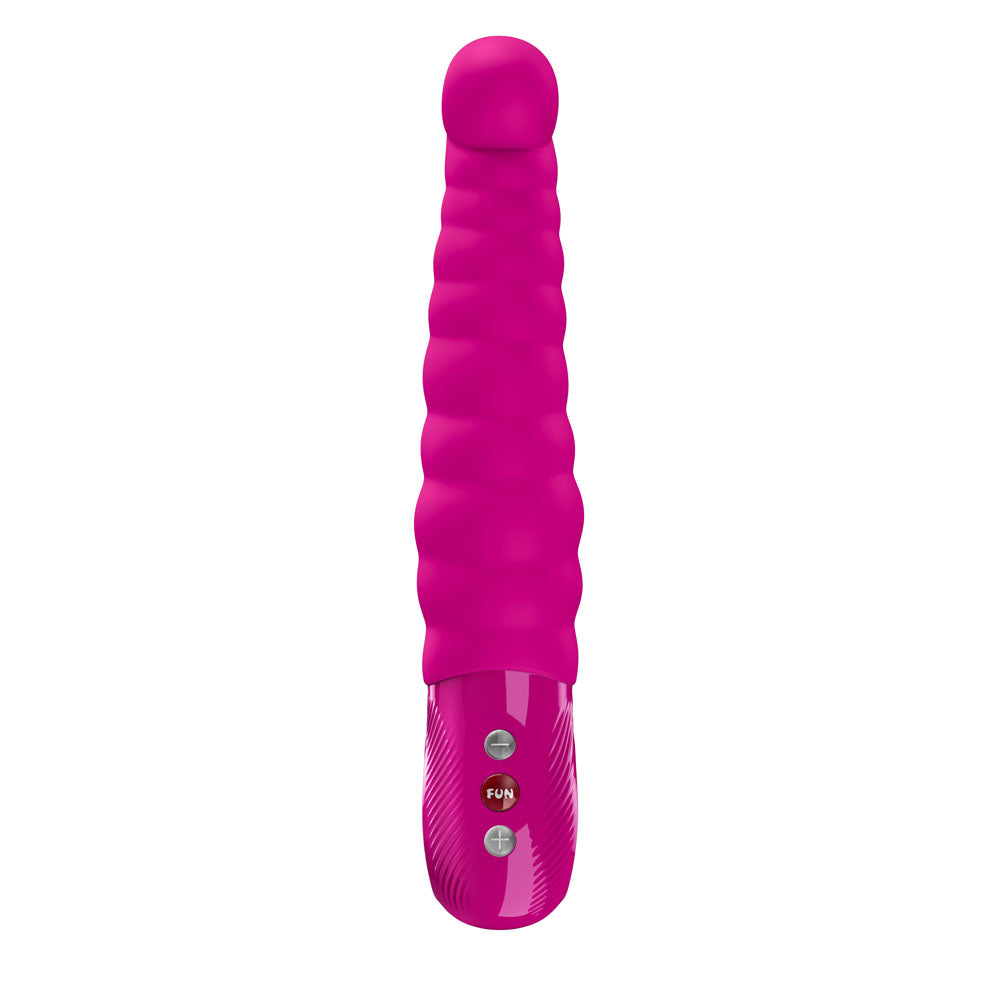 Fun Factory PATCHY PAUL Magenta – 23 cm USB-C Rechargeable Body-Safe Vibrator for All Genders