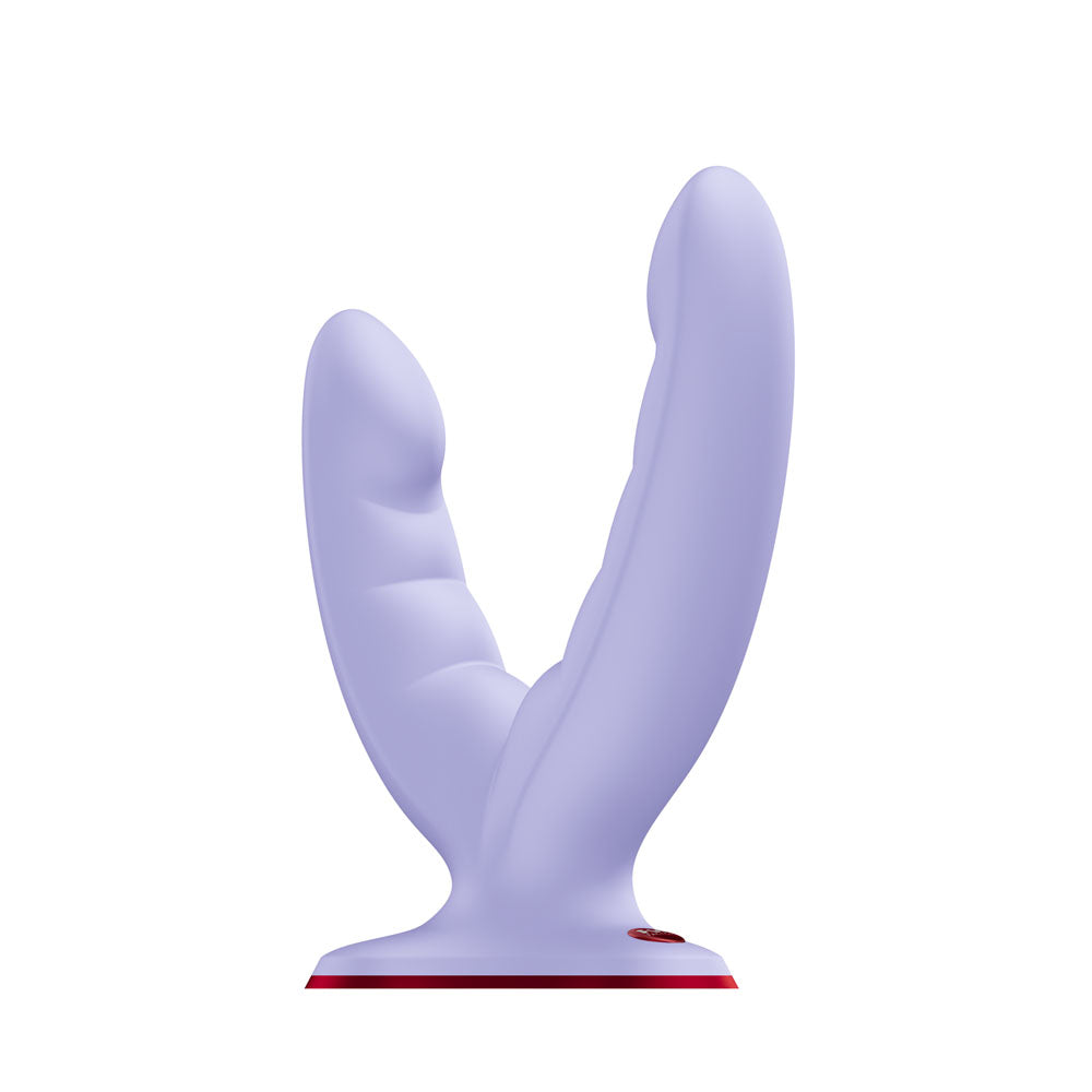 Fun Factory RYDE - Body-Safe Silicone Grinding Dildo in Vibrant Purple (USB Rechargeable, 20 cm)