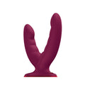 Fun Factory RYDE Wine Red - Body-Safe Grinding Dildo for Enhanced Pleasure (USB Rechargeable, 20 cm)