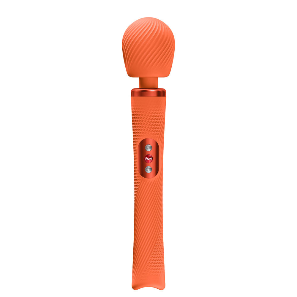 Fun Factory VIM Rechargeable Massage Wand – Vibrant Orange (USB-C, Deep Tissue Relief)