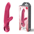 Fun Factory BI STRONIC ARC Raspberry - 21.6 cm USB-C Rechargeable Thrusting Vibrator for Intense Pleasure