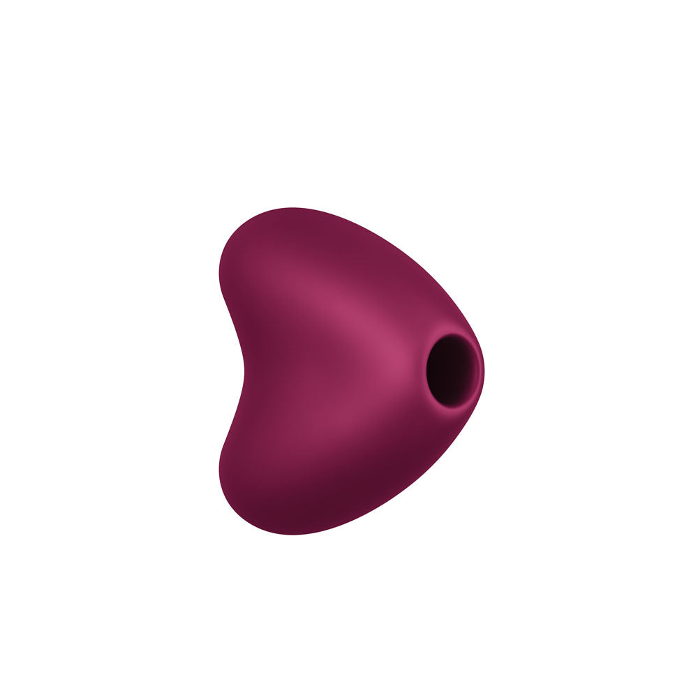 Fun Factory LIBERA Air Pulse Stimulator – Wine Red (USB Rechargeable, Body-Safe Design)