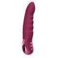 Fun Factory STRONIC DEEP Vibrator – Wine Red (20.8 cm, USB-C Rechargeable, Body-Safe Silicone)
