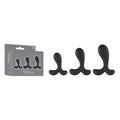 Intense Emotions - Body-Safe Silicone Butt Plug Set (3 Sizes, Black, Perfect for Wellness)