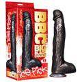 BBC (Big Black Cocks) Ice Pick Dong - Black 33 cm (13'') - Body-Safe Silicone for Wellness and Pleasure