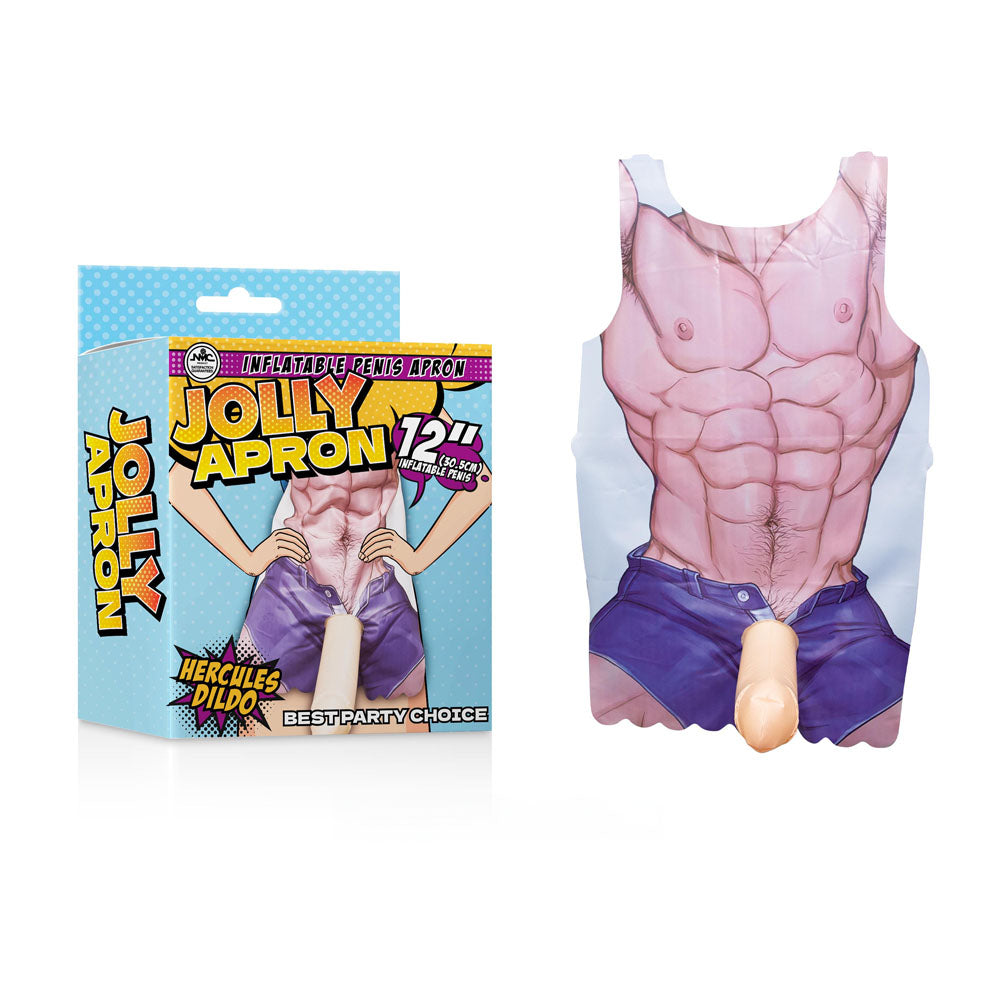 Jolly Apron - Hercules Novelty Dildo Apron – Fun & Functional Kitchen Accessory