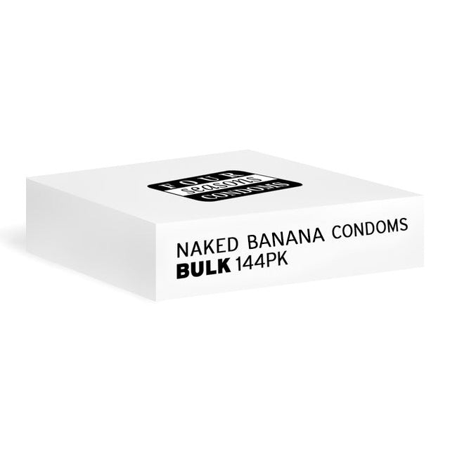 Four Seasons Bulk Condoms – Banana Flavoured – 144 Count