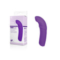 Cozy Pointer - USB Rechargeable Curved Mini Vibrator - 12.7 cm - Gender-Neutral Purple Design