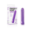 Finger Poke Body-Safe Silicone Bullet Vibrator – Purple (USB Rechargeable, 10 cm)