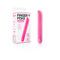 Finger Poke Body-Safe Silicone Bullet Vibrator – Pink (USB Rechargeable, 12.7 cm)