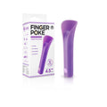 Finger Poke Body-Safe Silicone Bullet Vibrator – Purple (USB Rechargeable, 11.4 cm)