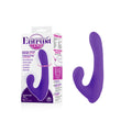Entrust With Lust - Body-Safe Silicone Purple 15 cm USB Rechargeable Rotating Rabbit Vibrator