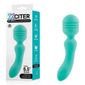 Xciter Body-Safe Silicone Massage Wand – Teal (USB Rechargeable, 16.5 cm)