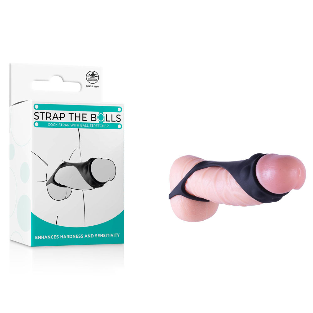 Strap Personal Pleasure Accessory – Body-Safe Silicone – Black