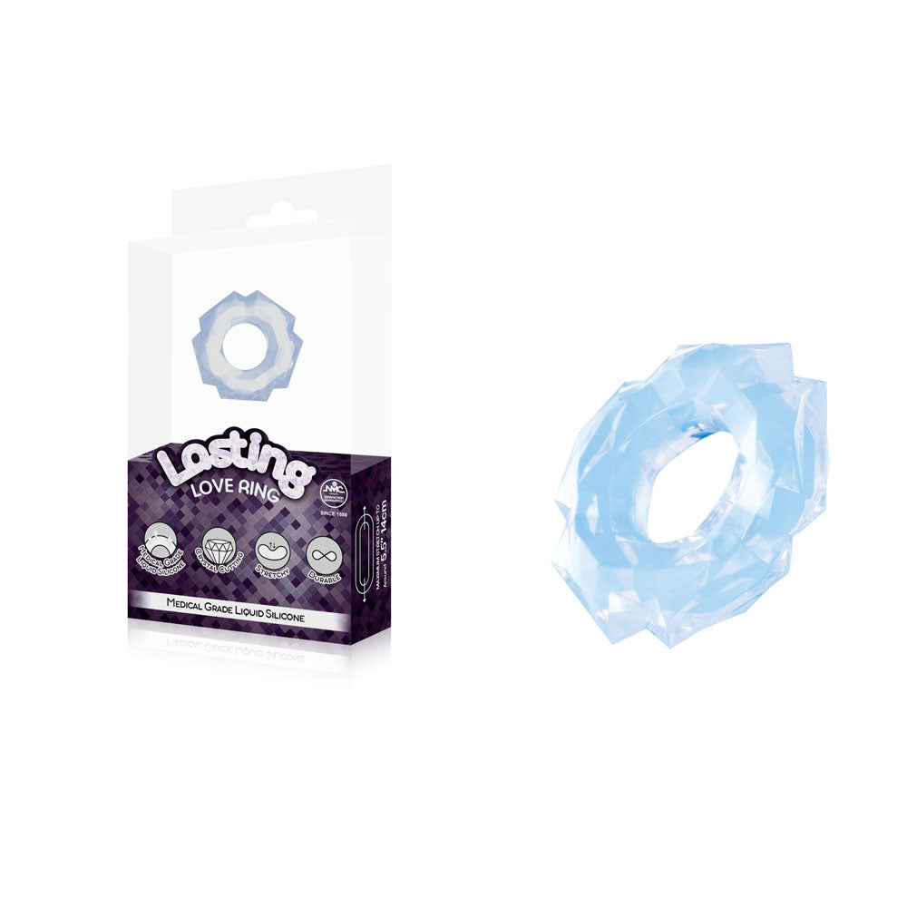 Lasting Love Clear Body-Safe Silicone Cock Ring – Gender-Neutral Design (Comfortable Fit, Durable Material)