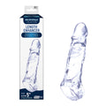 Clear Ice Crystals 1.5 Inch Penis Extension Sleeve - Body-Safe Enhancer for Enhanced Pleasure