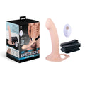 Erection Agents - Flesh 24 cm USB Rechargeable Vibrating Hollow Strap-On for Enhanced Pleasure