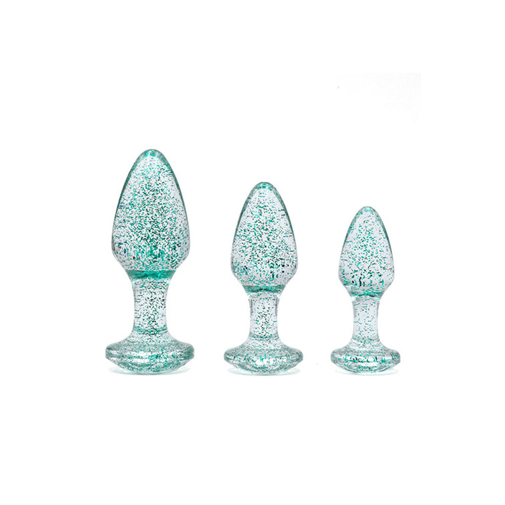 Adam & Eve Glitter Gem Butt Plug Set – image 15