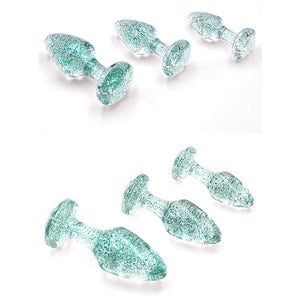 Adam & Eve Glitter Gem Butt Plug Set – image 16