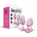 Rainbow Bliss 3-Piece Butt Plug Set - Versatile Glitter Pink Plugs - Perfect for All Sizes