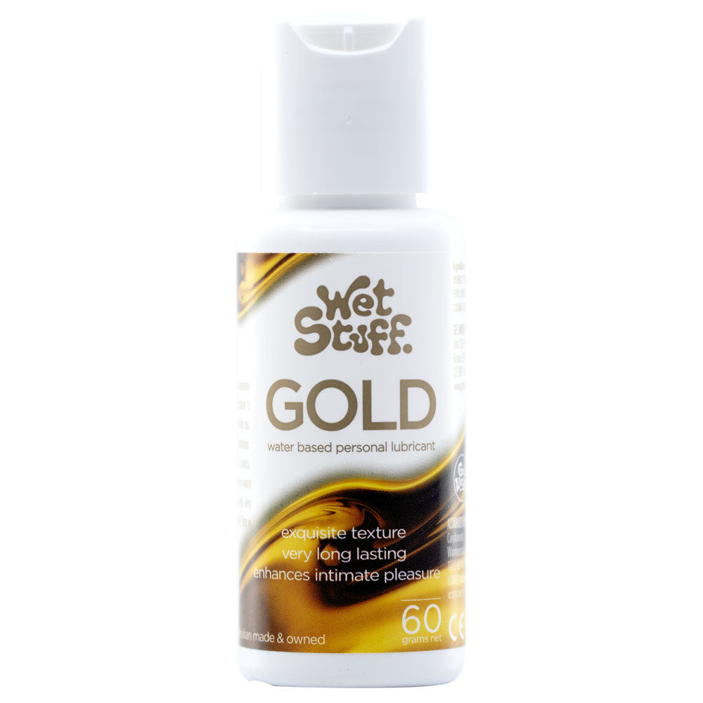 Wet Stuff Gold Water-Based Lubricant - 60g Bottle for Ultimate Comfort and Pleasure