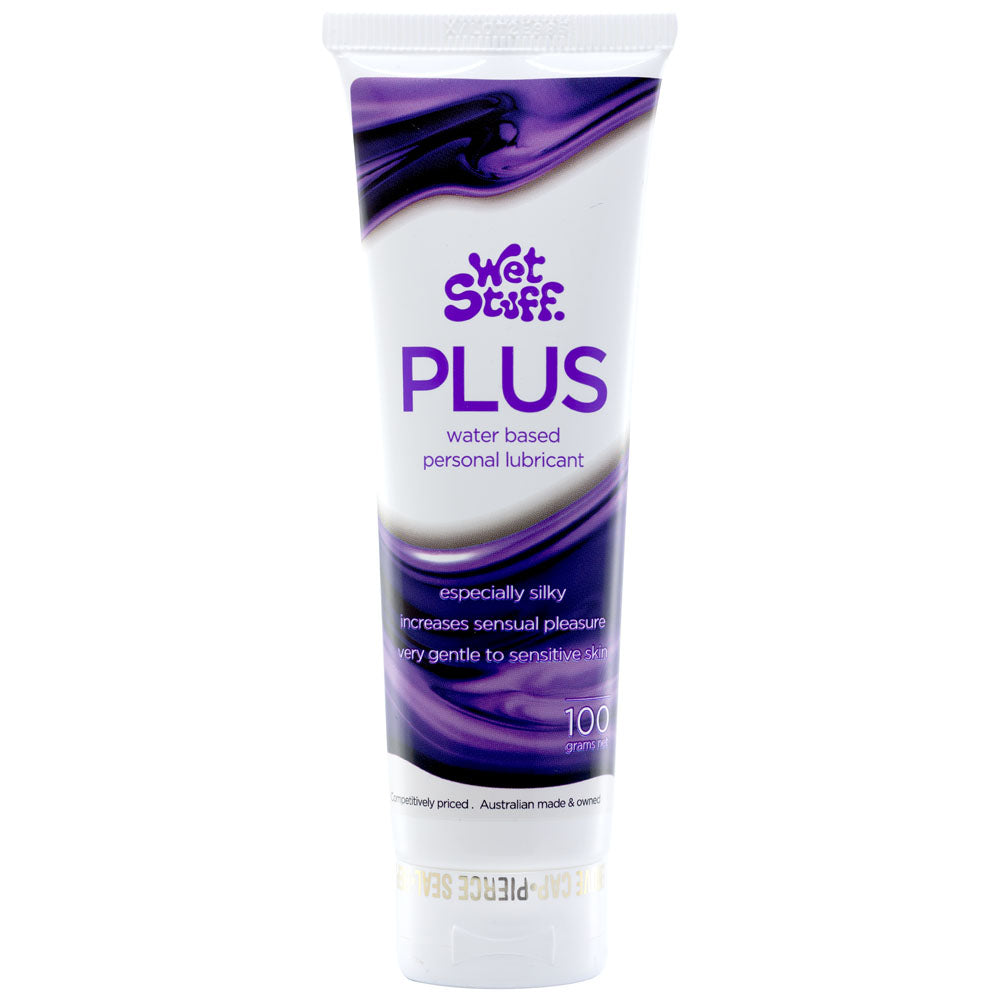 Wet Stuff Plus - Premium Water-Based Lubricant - 100g Tube for Enhanced Comfort and Pleasure