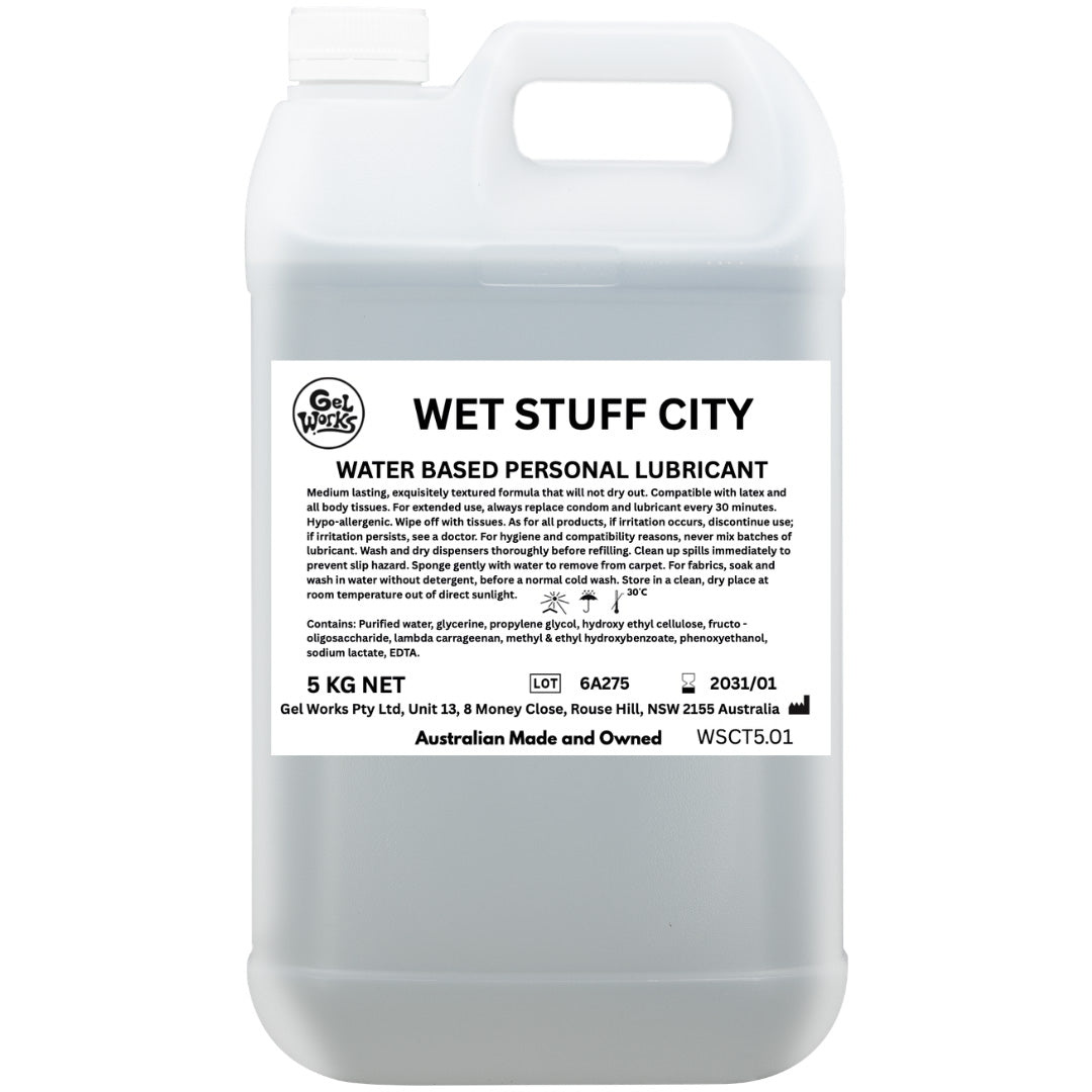 Wet Stuff City water-based lube 5 kg