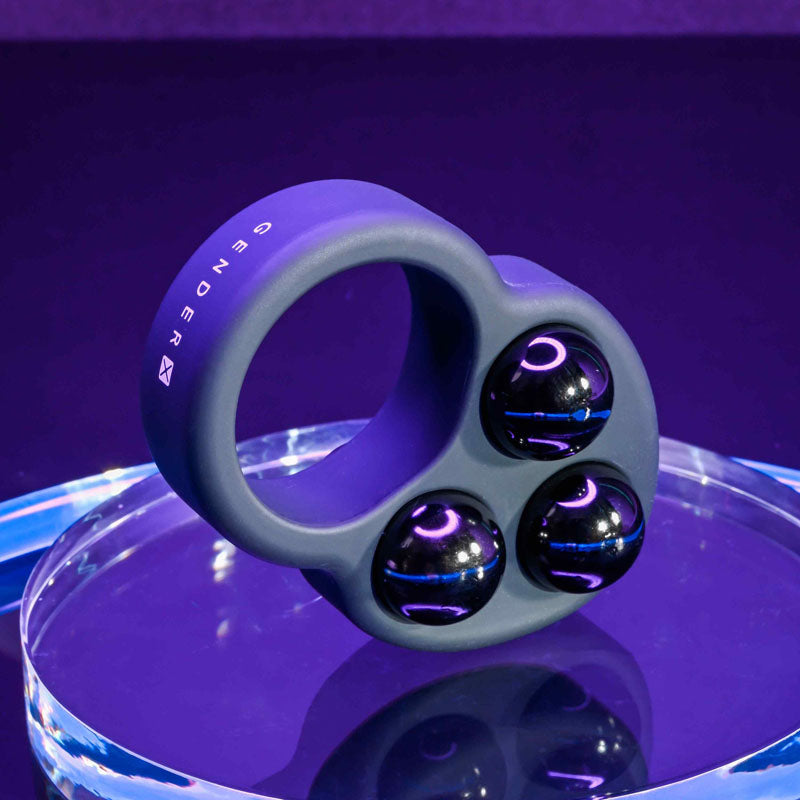 Gender-Neutral Wellness Weighted Workout Ring - Black Cock Ring for Enhanced Performance