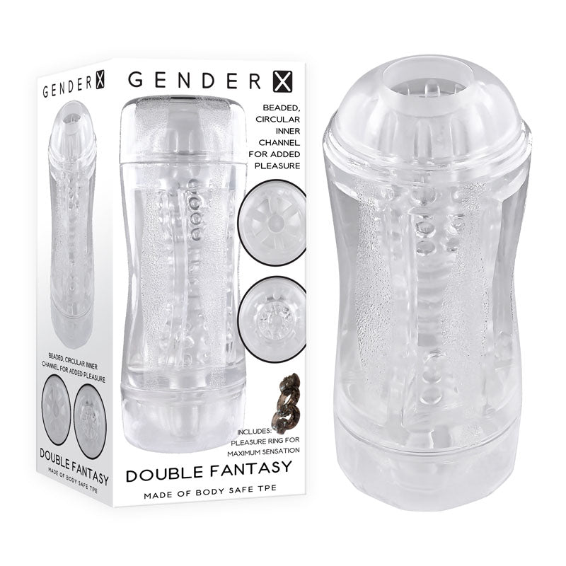 Gender X Masturbator – Body-Safe Silicone – Clear
