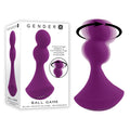 Gender X BALL GAME - Pink USB Rechargeable Vibrating Butt Plug (13.5 cm, Body-Safe Silicone)