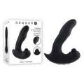 Gender X MAD TAPPER - Black USB Rechargeable Double Tapping Vibrating Massager for Enhanced Wellness and Relaxation