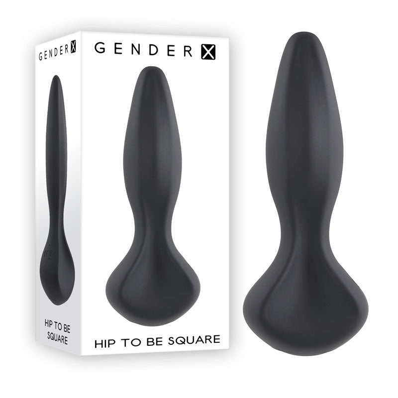 Gender X HIP TO BE SQUARE - Body-Safe Silicone G-Spot Vibrator (USB Rechargeable, 20 cm)