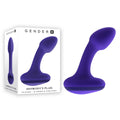 Gender X ANYBODYS PLUG - Blue 11.4 cm USB Rechargeable Vibrating Butt Plug for Wellness and Pleasure