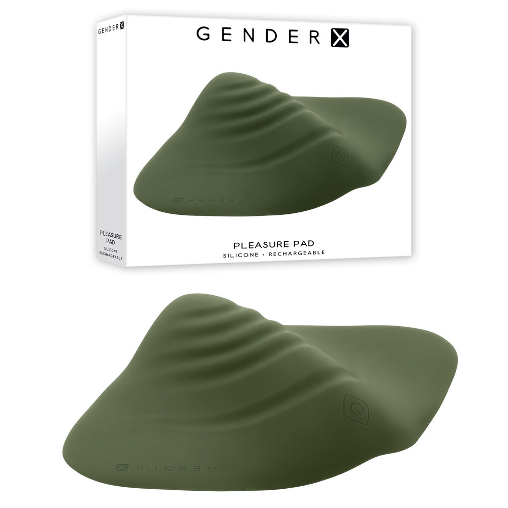 Gender X PLEASURE PAD - Eco-Friendly USB Rechargeable Grinding Pad in Green