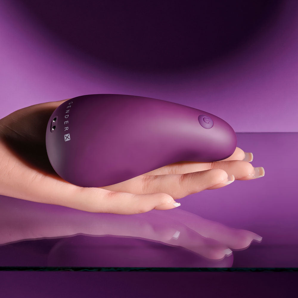 Gender X Stimulator – USB Rechargeable, Body-Safe Silicone – Purple