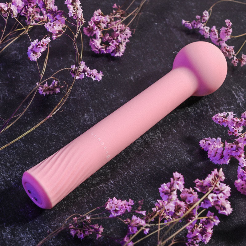 Gender X FLEXI WAND - Pink 16.6 cm Body-Safe USB Rechargeable Vibrator for Wellness and Pleasure