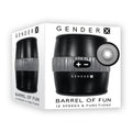 Gender X BARREL OF FUN - Black USB Rechargeable Stroker (Body-Safe, Ergonomic Design, 20 cm)