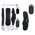 Gender X OUR UNDIE VIBE - Black USB Rechargeable Panty Vibrator for Wellness and Pleasure