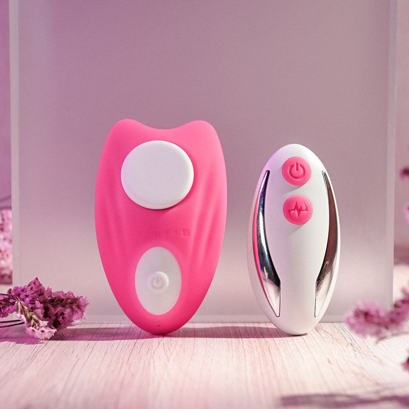 Gender X UNDER THE RADAR - USB Rechargeable Panty Vibe in Soft Pink (Body-Safe, Discreet Design)