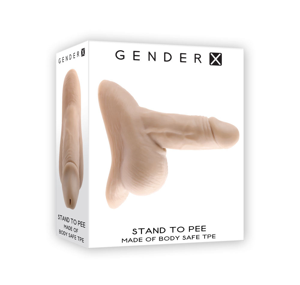 Gender-Neutral Stand-To-Pee Funnel - Lightweight Realistic Design in Flesh Tone