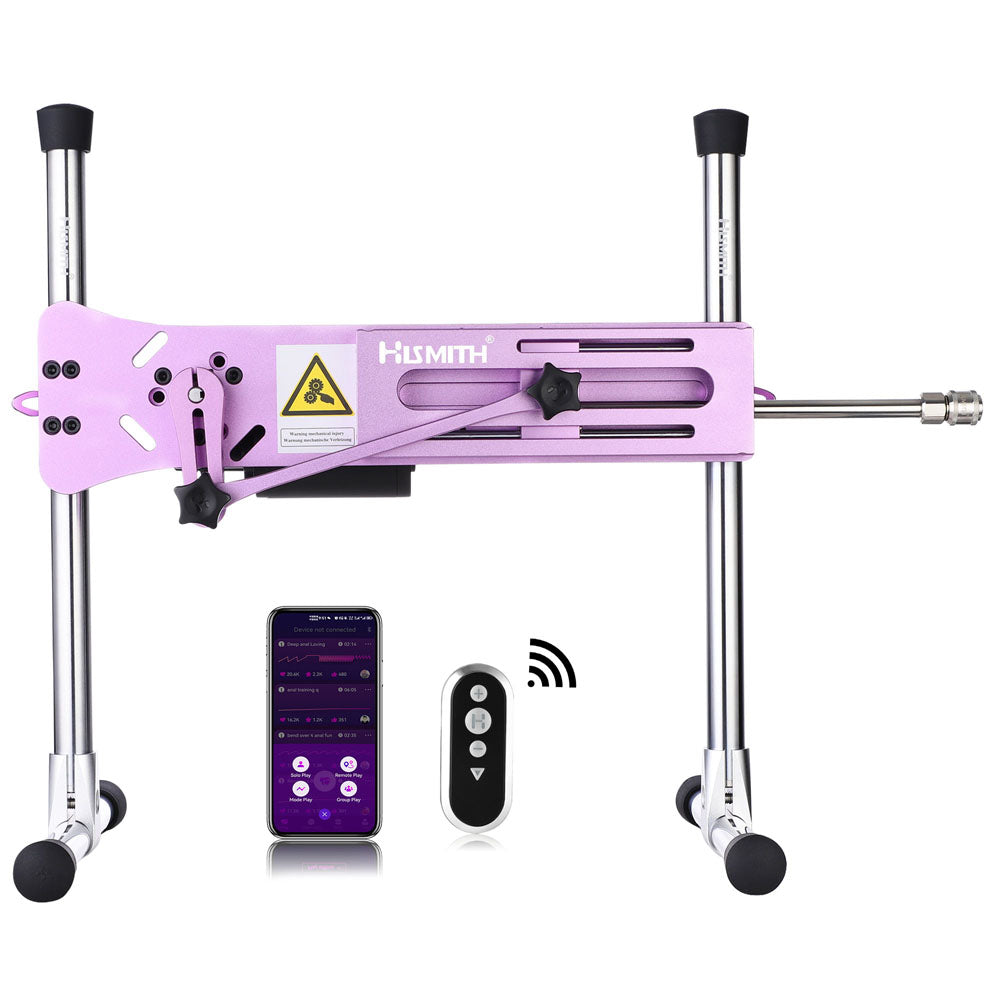 Hismith Premium App Controlled Sex Machine – Mains Powered, Pink