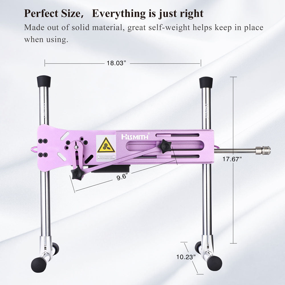 Hismith Premium App Controlled Sex Machine – Mains Powered, Pink