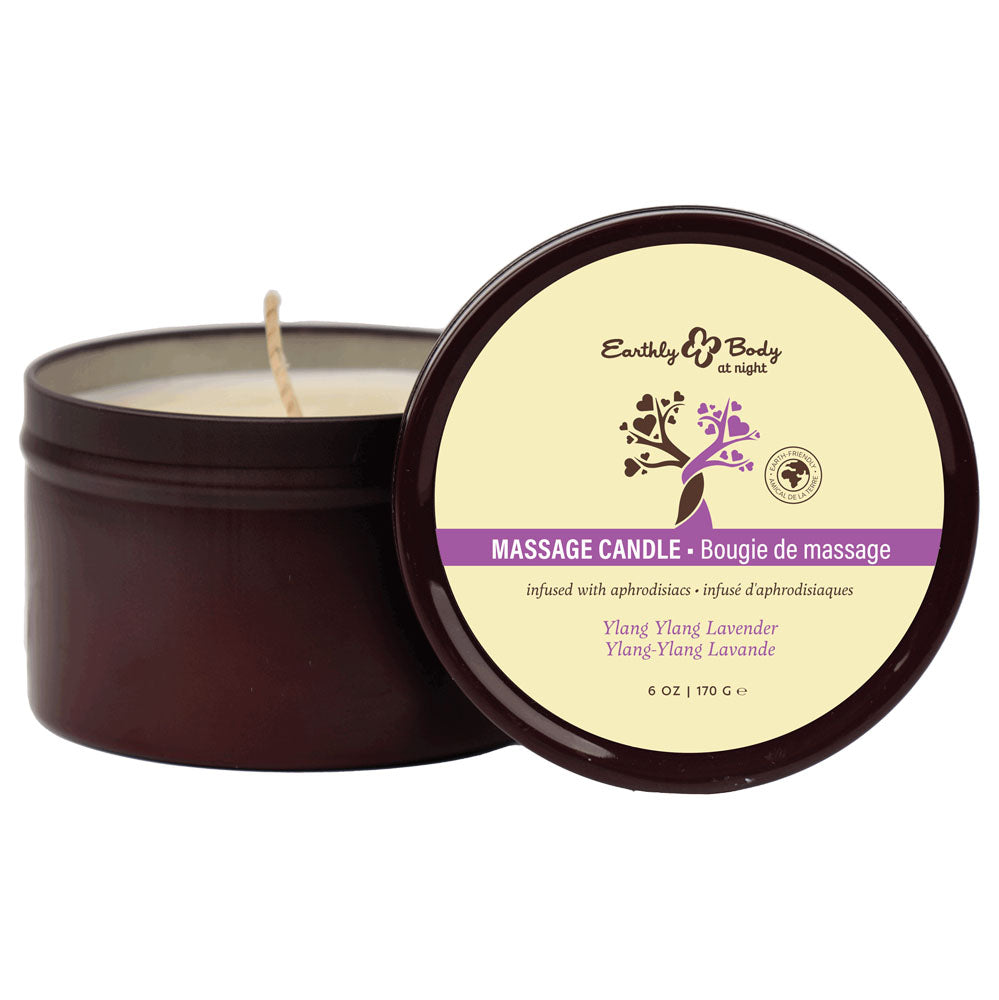 Ylang Ylang Lavender Scented Massage Candle – Relaxing Aroma for Intimate Moments