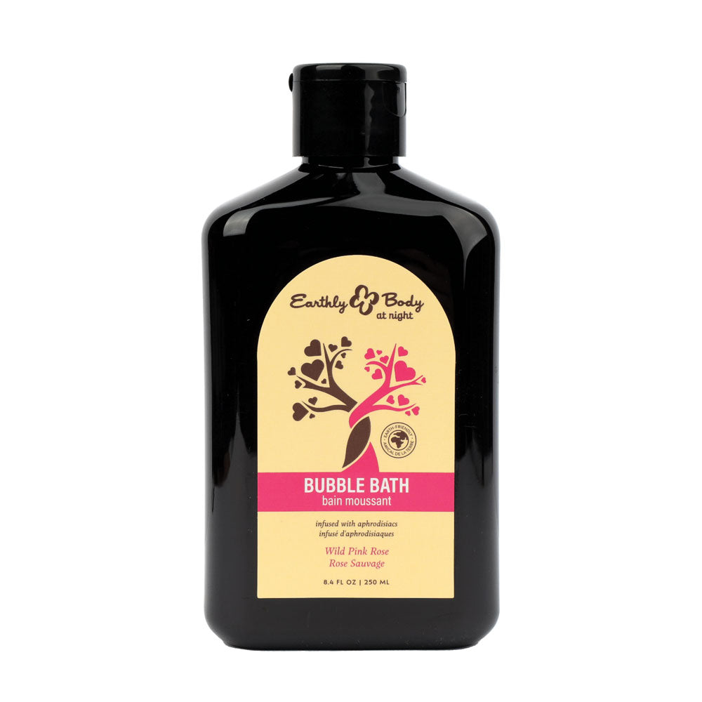 EB Hemp Seed Bubble Bath – Wild Pink Rose Scented, 250 ml - Luxurious Bubble Bath for Relaxation and Wellness