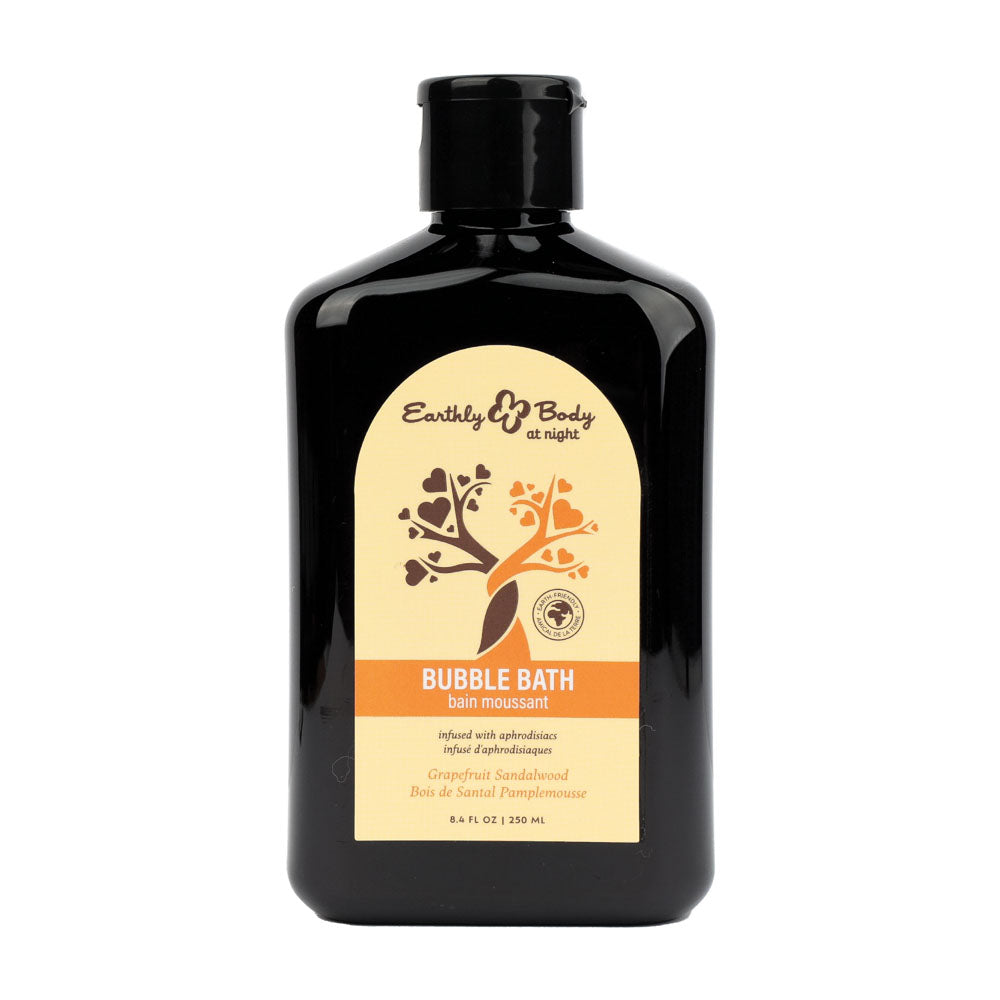 Hemp Seed Bubble Bath – Grapefruit Sandalwood Scent – 250 ml Bottle - Relaxing & Nourishing Soak