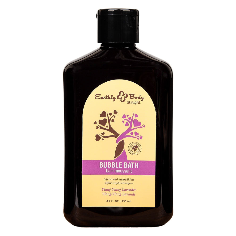 EB Hemp Seed Bubble Bath - Ylang Ylang Lavender Scented Relaxation Soak - 250 ml Bottle (Calming & Nourishing Formula)