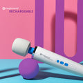 Magic Wand Rechargeable Massage Wand - White (Portable, Versatile, Body-Safe)