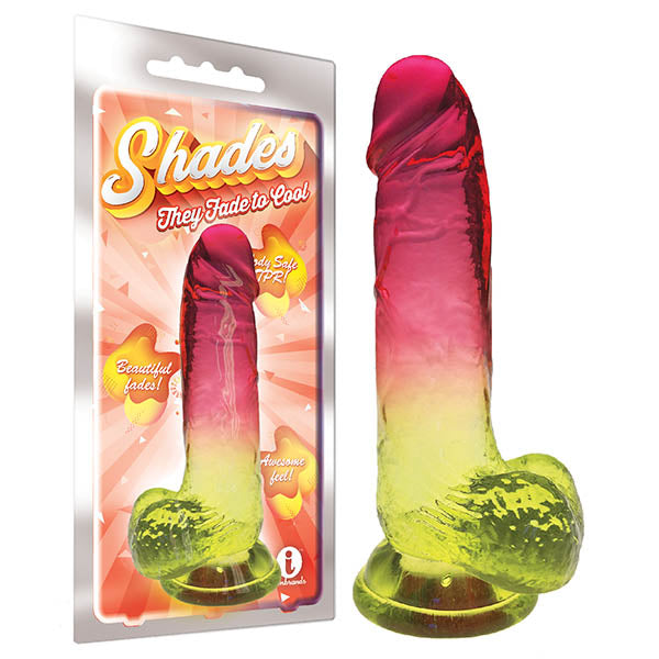Shades Dong – Body-Safe TPR for Personal Pleasure – Pink – 20.3 cm