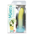Mixers Dongs – Body-Safe Silicone Vibrator – Yellow/Blue – 20.3 cm