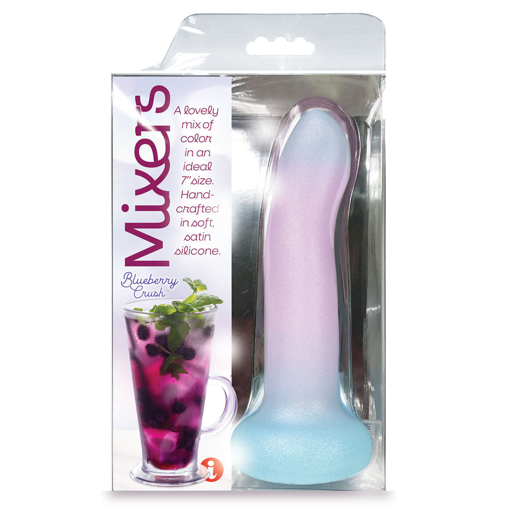 Mixers Body-Safe Silicone DONG for Intimate Wellbeing – Blue/Pink – 20.3 cm